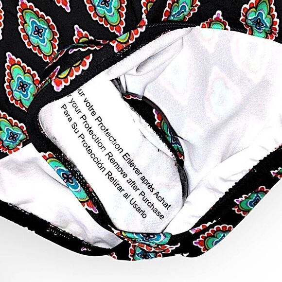 Jantzen Womens Swimsuit Sz Medium Coastal Zone‎ Diamond One Piece Criss Cross - Picture 8 of 14